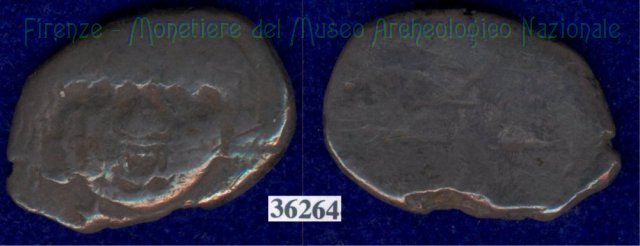 Testa di Metus / senza tipo (HN Italy 152) 400 a.C. (Pupluna)