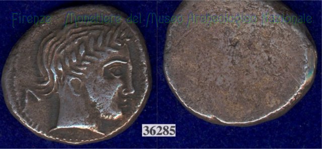 Testa maschile/Senza tipo (HN Italy, 97) 325-300 a.C. (Luca)