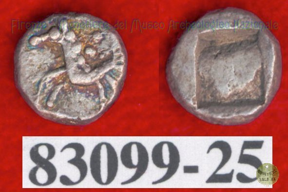 Hippalektryon a s./Quadrato inc. (HN Italy, 92-93) 500-450 a.C. (Pupluna?)