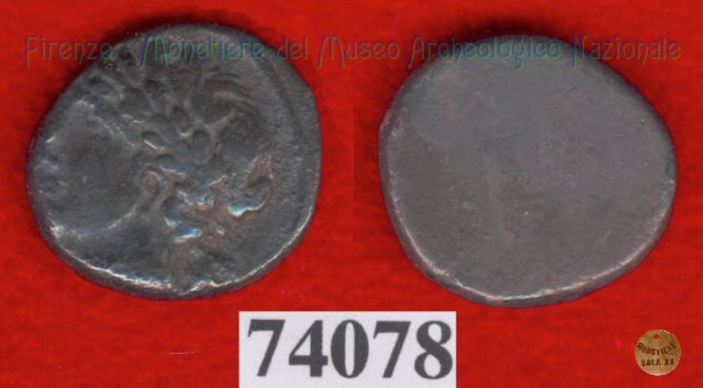 Testa di Aplu / senza tipo (HN Italy 168) 400 a.C. (Pupluna)