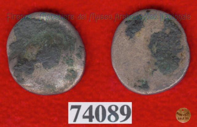 Testa di Artumes (?) / senza tipo (HN Italy 165) 400 a.C. (Pupluna)