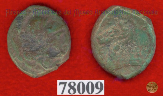 Testa di Cosa / Protome equina (HN Italy, 211) 273-250 a.C. (Cosa)