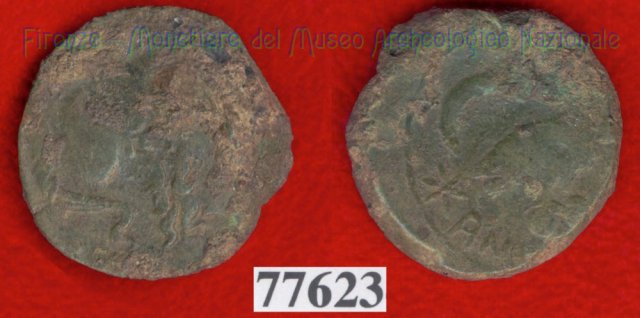 Testa di Menrva / Civetta (HN Italy 186) 400 a.C. (Pupluna)