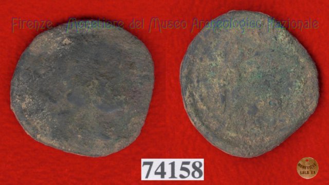Testa di Sethlans/tenaglie e mart. (HN Italy 195) 400 a.C. (Pupluna)