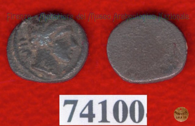 Testa maschile / senza tipo (HN Italy -) 400 a.C. (Pupluna)