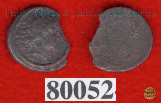 Testa maschile / senza tipo (HN Italy -) 400 a.C. (Pupluna)