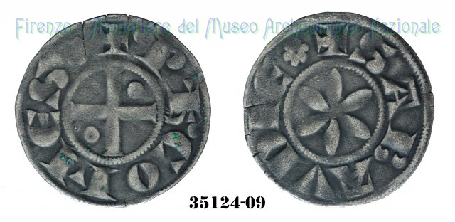 Denaro Forte Nuovo 1268-1285 (Chambery:Avigliana:Susa:S. Maurizio)