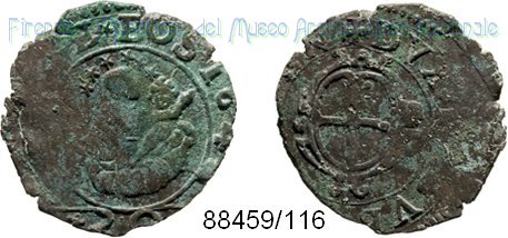 20 denari 1644-1645 (Genova)
