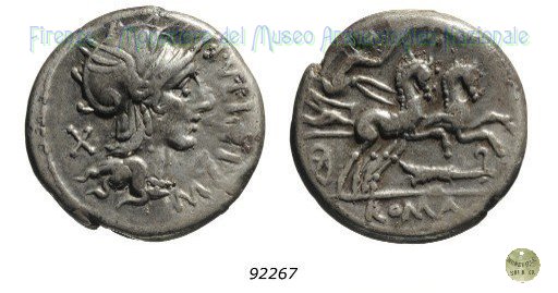 M. Cipius M. f. 115-114 a.C. (Roma)
