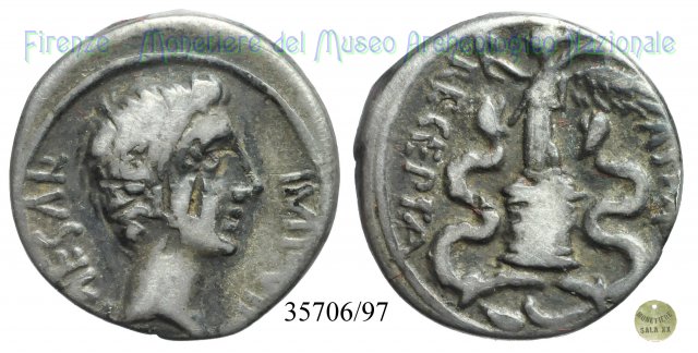 ASIA- RECEPTA / RIC 276 (come Ottaviano) 29-26 a.C. (Brundisium o Roma)